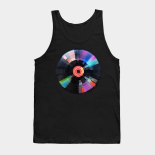 Spectrum Spinning Record Vinyl Vintage Audio Retro Music Tank Top